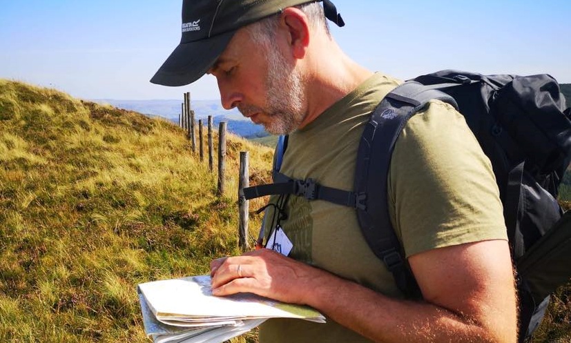 Martyn Broughton navigating